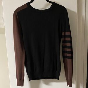 Black and Brown Sweater